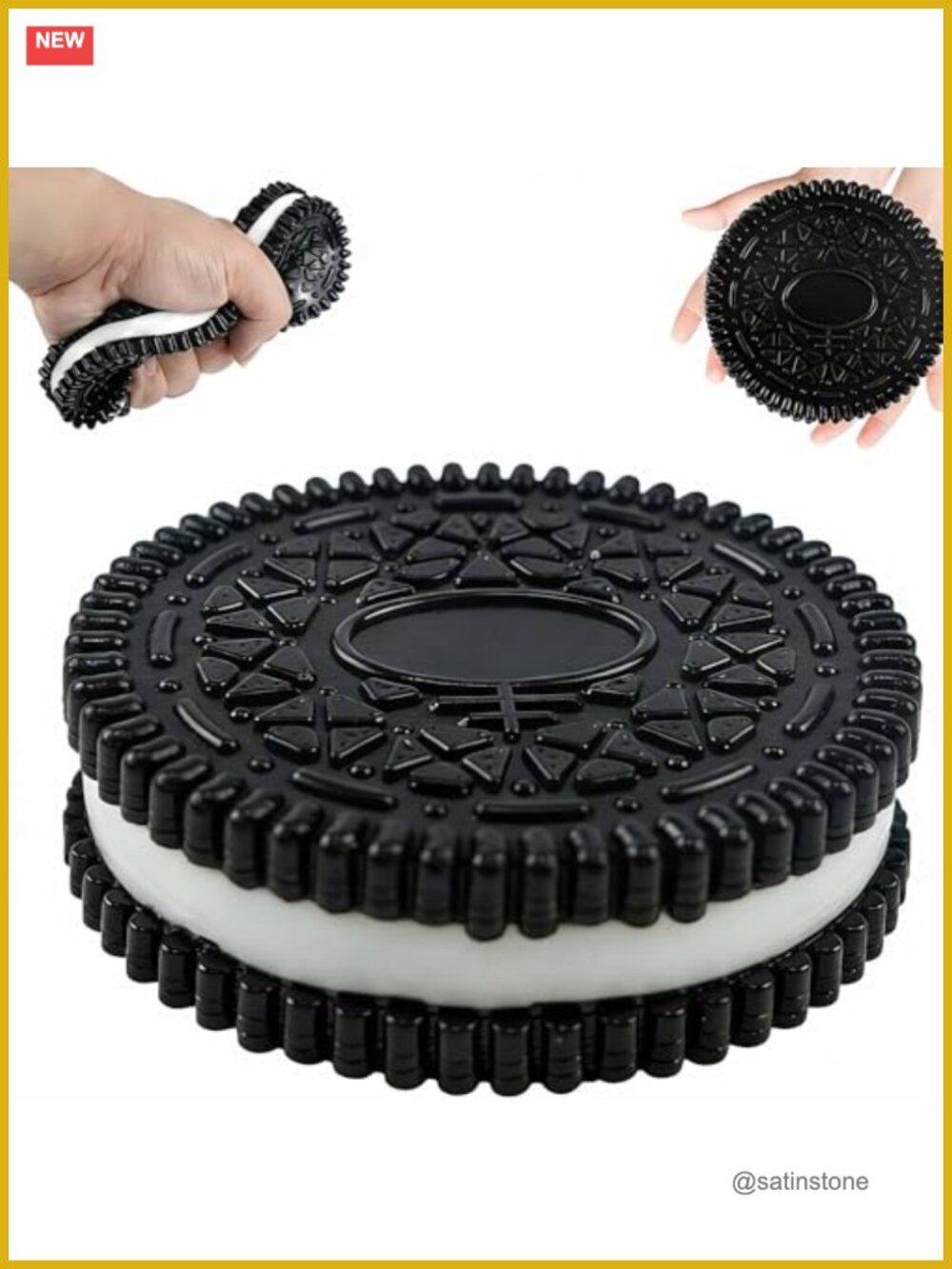 Stress Relief Cookie Squishies Fidget Toys for Adults, Soft Squeeze Toys,